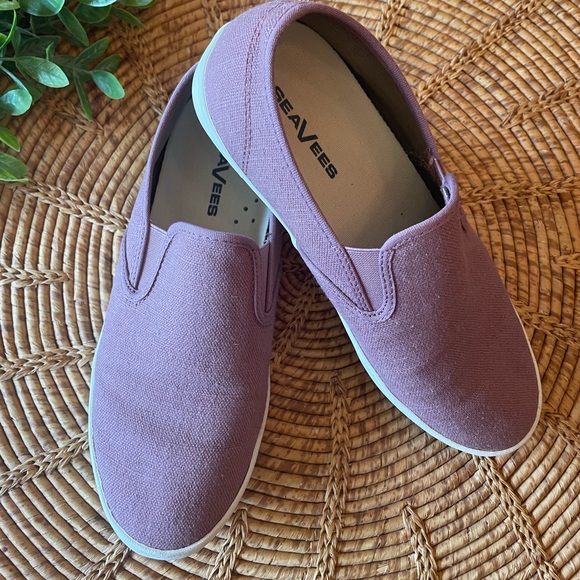 {SeaVees} Baja Slip On Standard Sneakers in “Vintage Wash Linen” - Picture 7 of 14